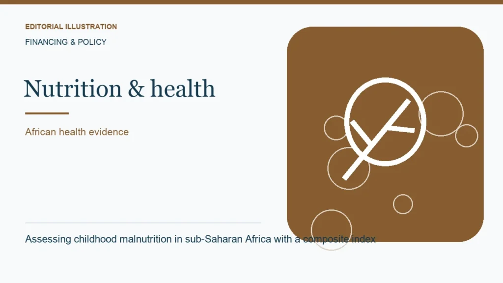 Editorial illustration: Assessing childhood malnutrition in sub-Saharan Africa with a composite index