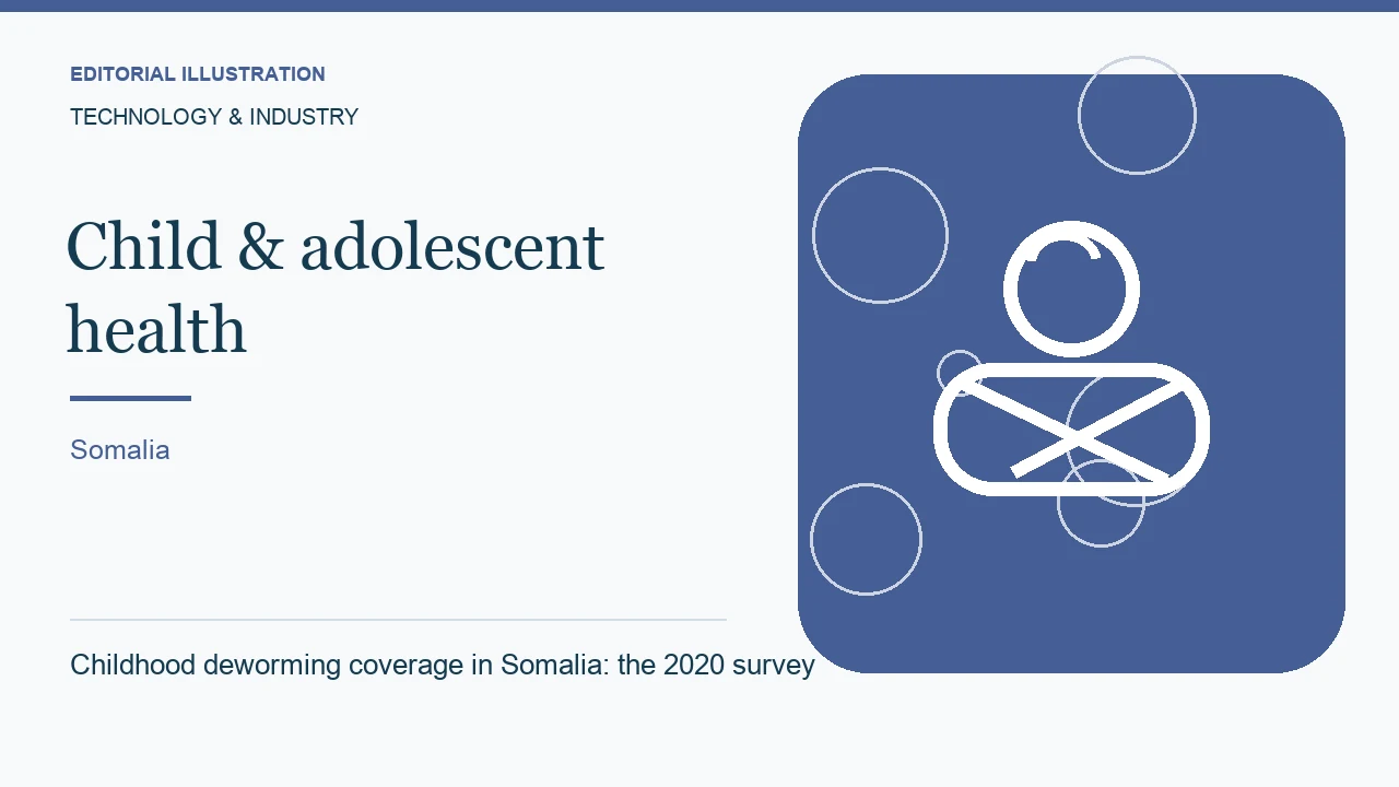 Editorial illustration: Childhood deworming coverage in Somalia: the 2020 survey