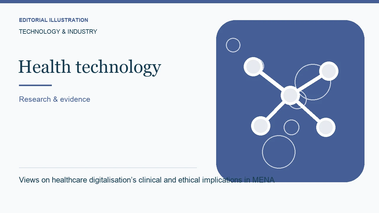 Editorial illustration: Views on healthcare digitalisation’s clinical and ethical implications in MENA