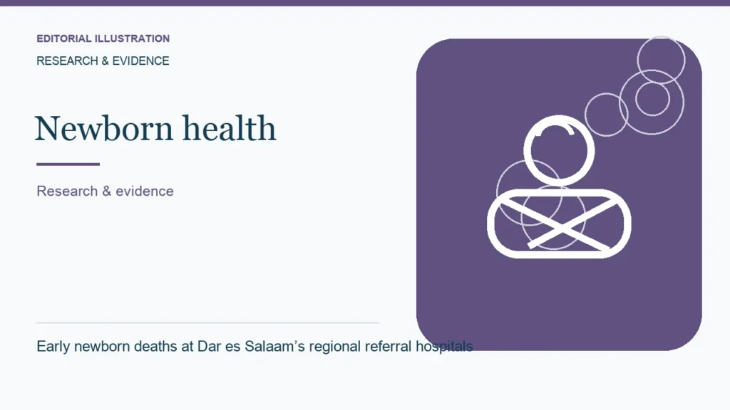 Editorial illustration: Early newborn deaths at Dar es Salaam’s regional referral hospitals