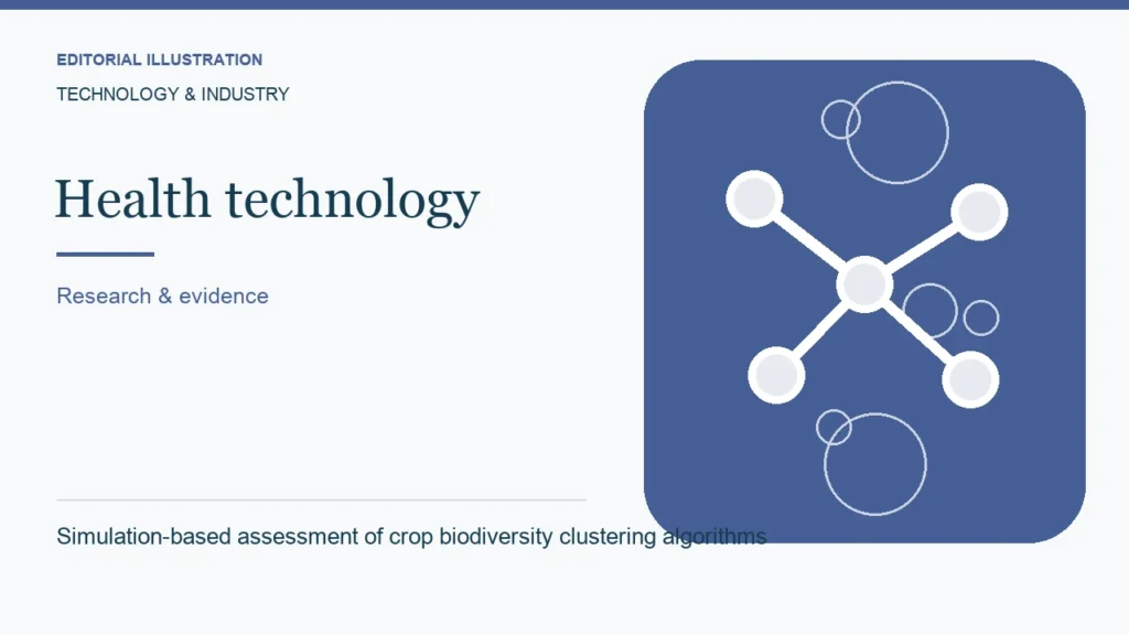 Editorial illustration: Simulation-based assessment of crop biodiversity clustering algorithms