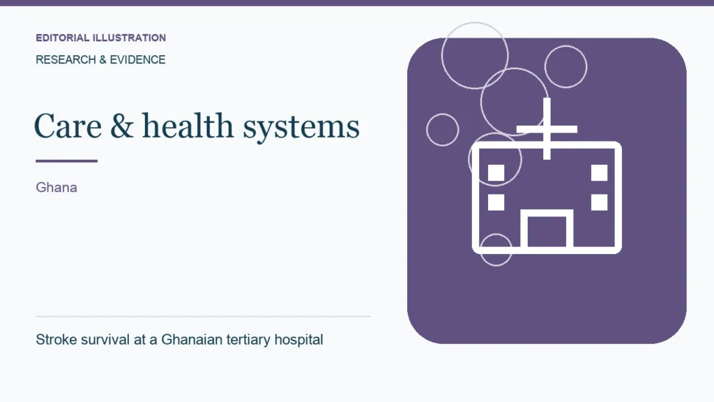 Editorial illustration: Stroke survival at a Ghanaian tertiary hospital