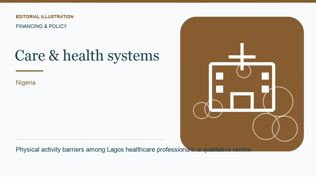 Editorial illustration: Physical activity barriers among Lagos healthcare professionals: a qualitative review