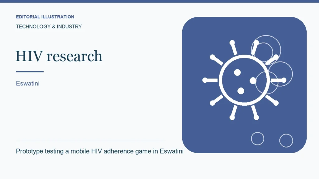 Editorial illustration: Prototype testing a mobile HIV adherence game in Eswatini