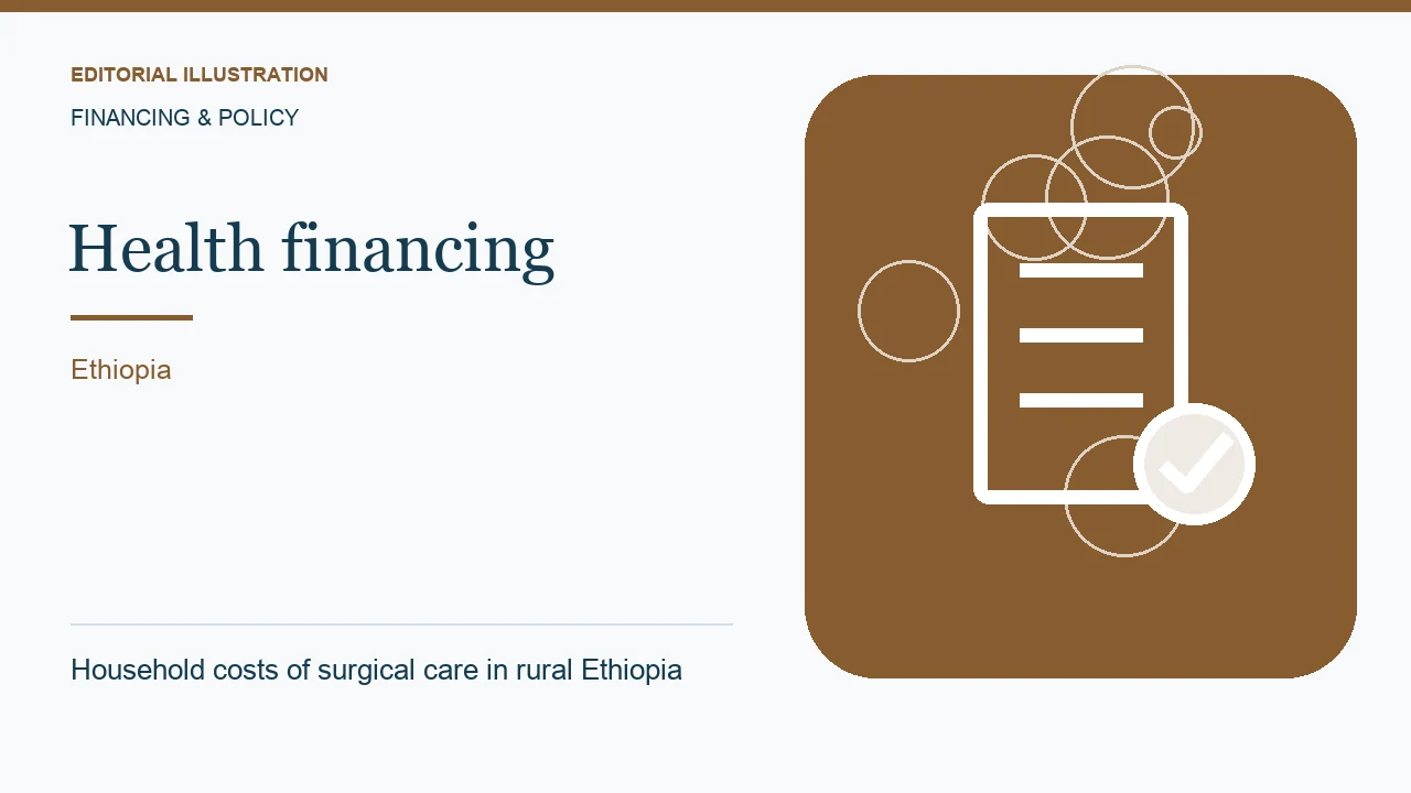 Editorial illustration: Household costs of surgical care in rural Ethiopia