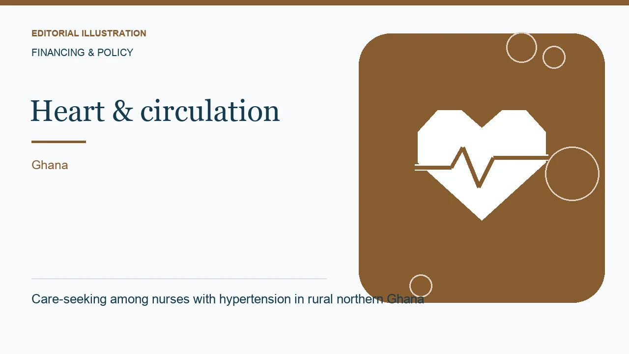Editorial illustration: Care-seeking among nurses with hypertension in rural northern Ghana