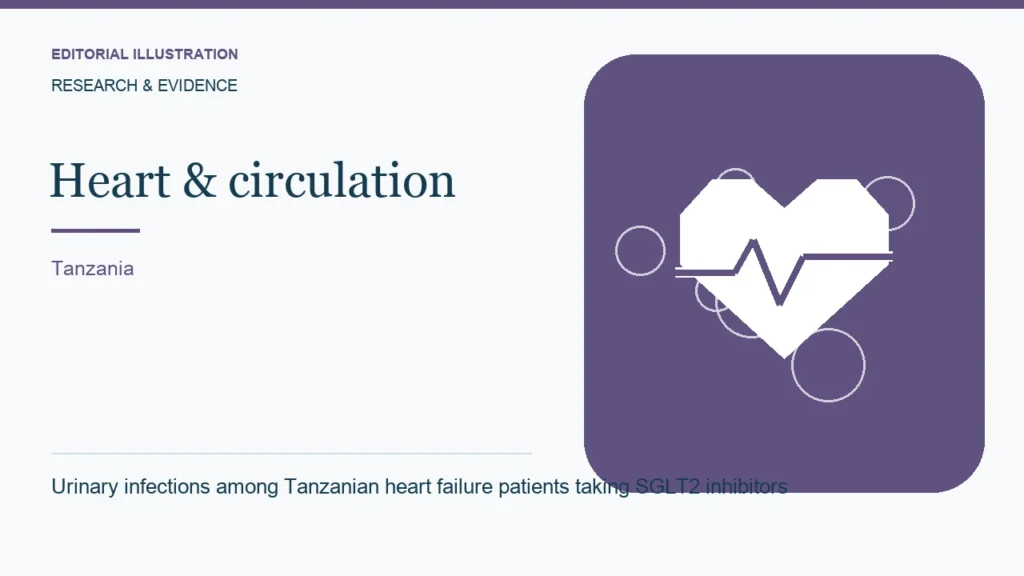 Editorial illustration: Urinary infections among Tanzanian heart failure patients taking SGLT2 inhibitors