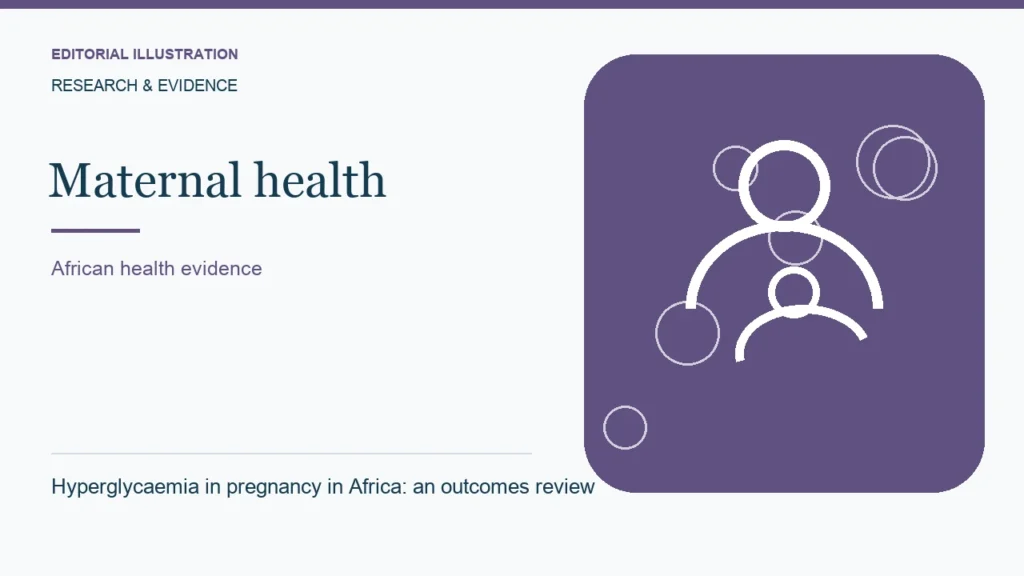 Editorial illustration: Hyperglycaemia in pregnancy in Africa: an outcomes review