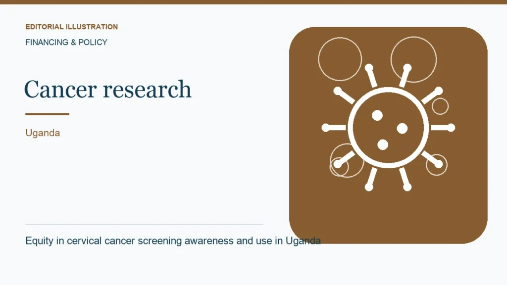 Editorial illustration: Equity in cervical cancer screening awareness and use in Uganda