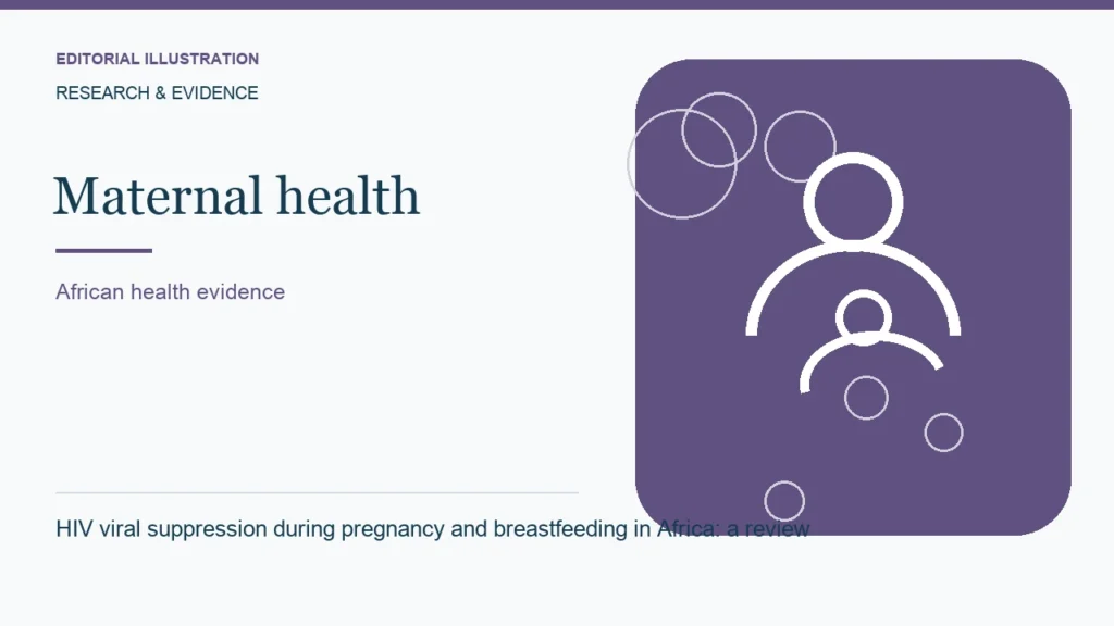 Editorial illustration: HIV viral suppression during pregnancy and breastfeeding in Africa: a review