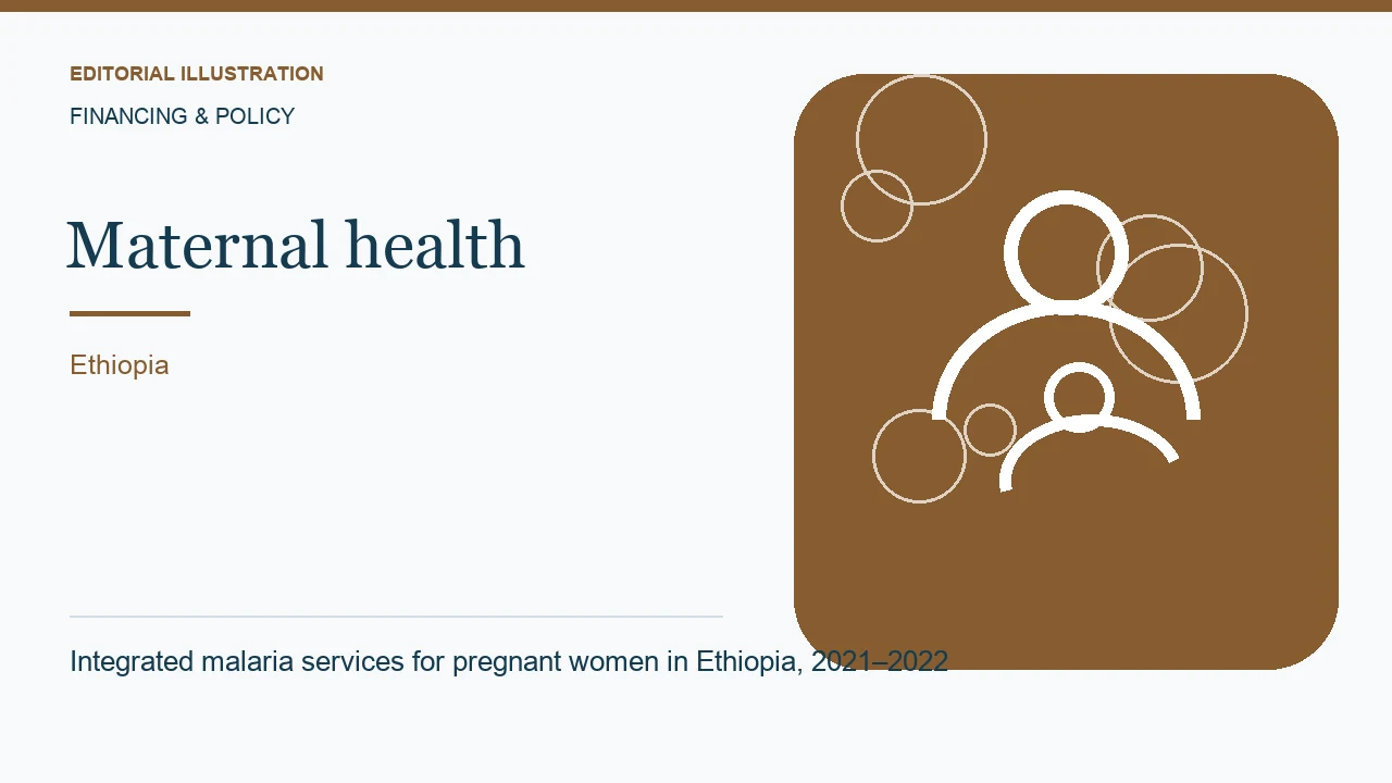 Editorial illustration: Integrated malaria services for pregnant women in Ethiopia, 2021–2022