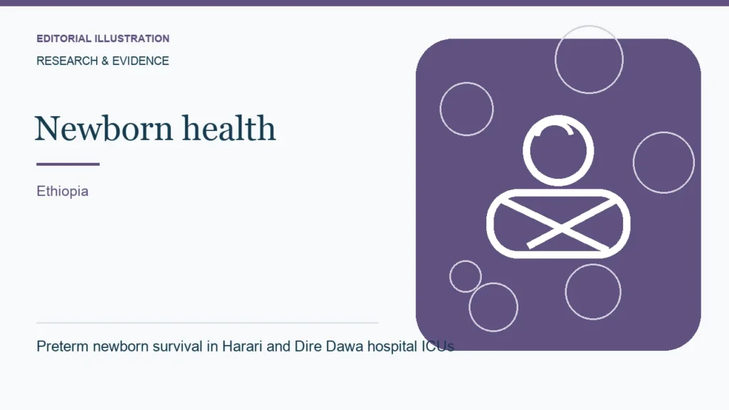 Editorial illustration: Preterm newborn survival in Harari and Dire Dawa hospital ICUs