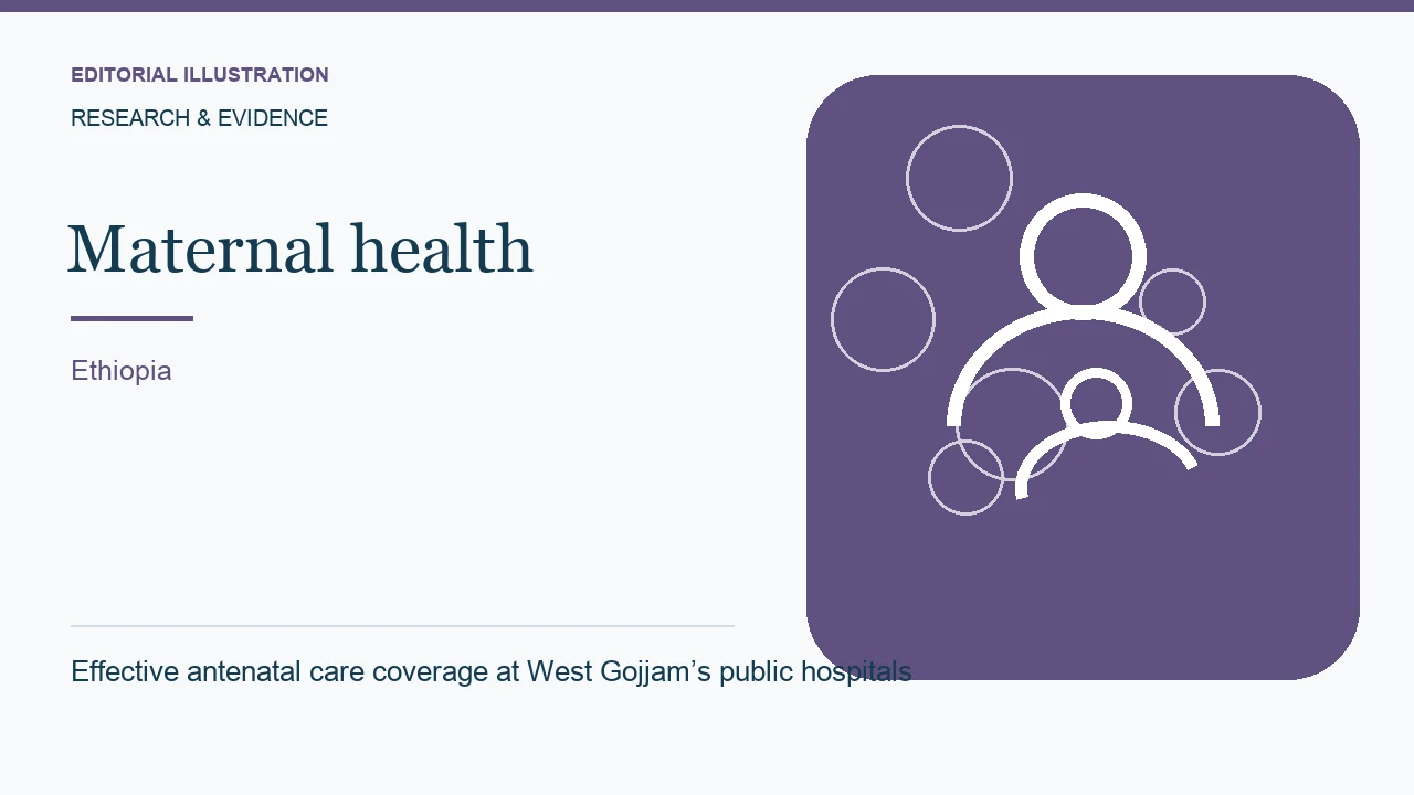 Editorial illustration: Effective antenatal care coverage at West Gojjam’s public hospitals