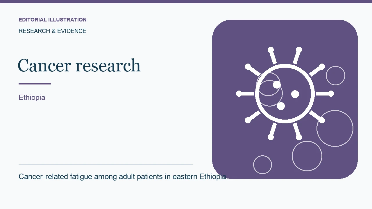 Editorial illustration: Cancer-related fatigue among adult patients in eastern Ethiopia