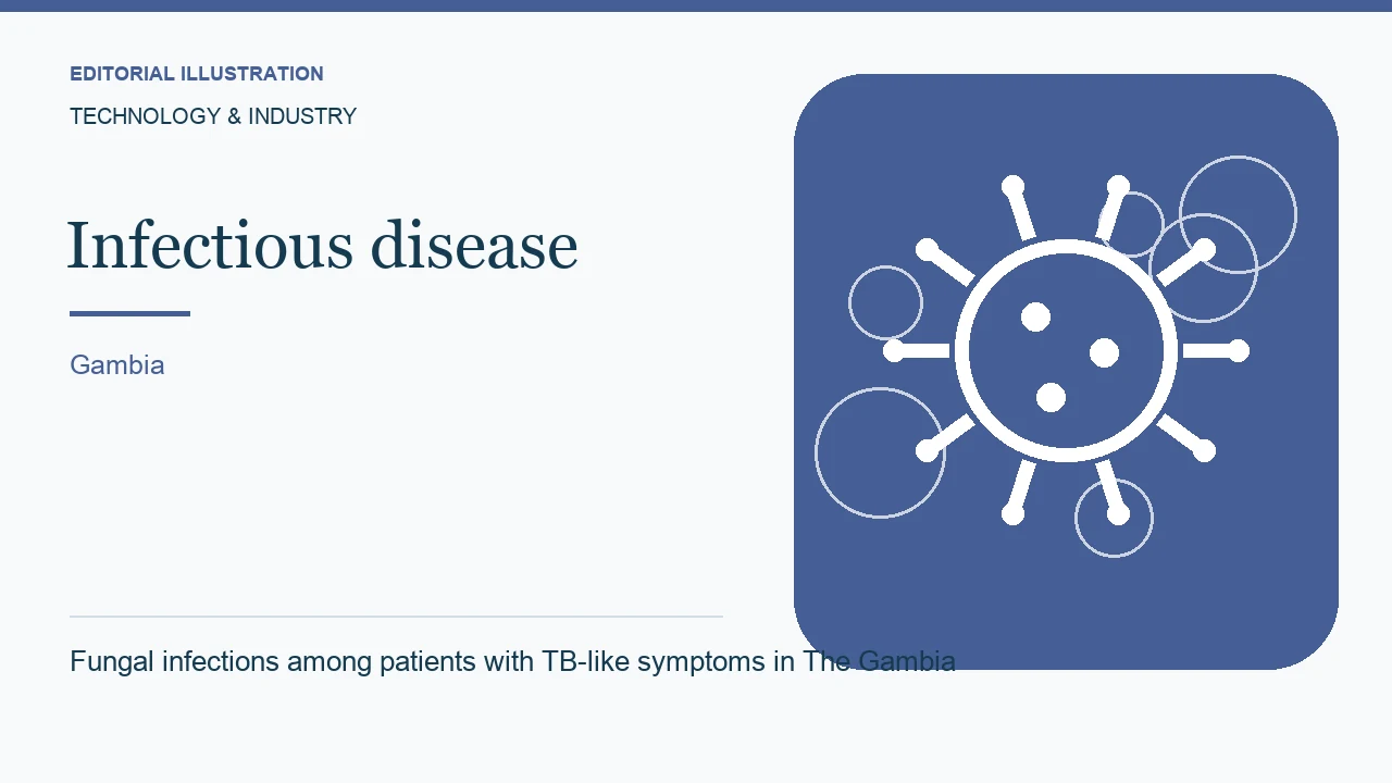 Editorial illustration: Fungal infections among patients with TB-like symptoms in The Gambia