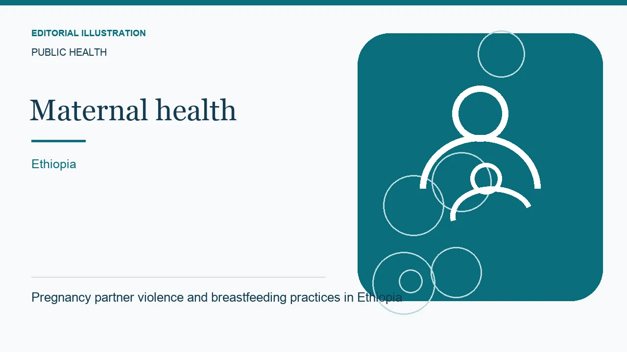 Editorial illustration: Pregnancy partner violence and breastfeeding practices in Ethiopia