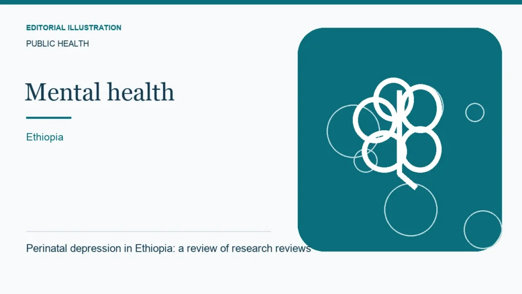 Editorial illustration: Perinatal depression in Ethiopia: a review of research reviews