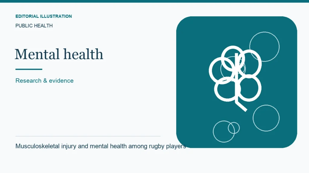 Editorial illustration: Musculoskeletal injury and mental health among rugby players