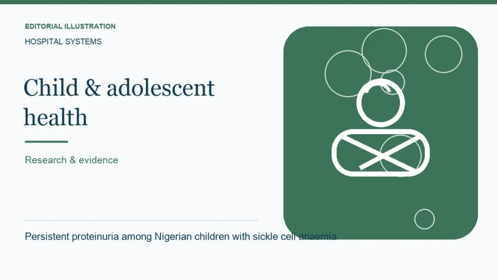 Editorial illustration: Persistent proteinuria among Nigerian children with sickle cell anaemia