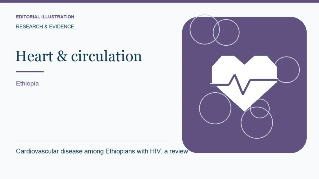 Editorial illustration: Cardiovascular disease among Ethiopians with HIV: a review