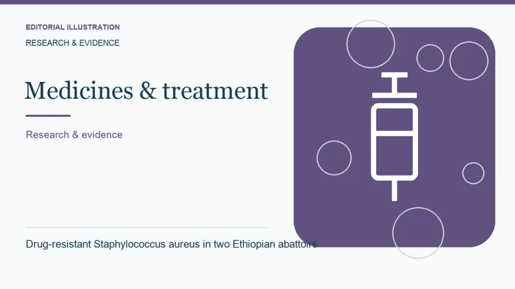 Editorial illustration: Drug-resistant Staphylococcus aureus in two Ethiopian abattoirs