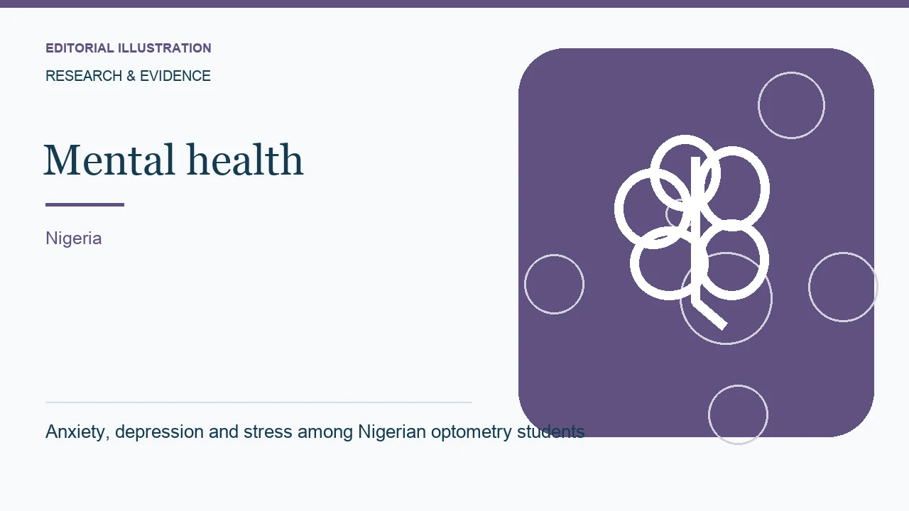 Editorial illustration: Anxiety, depression and stress among Nigerian optometry students