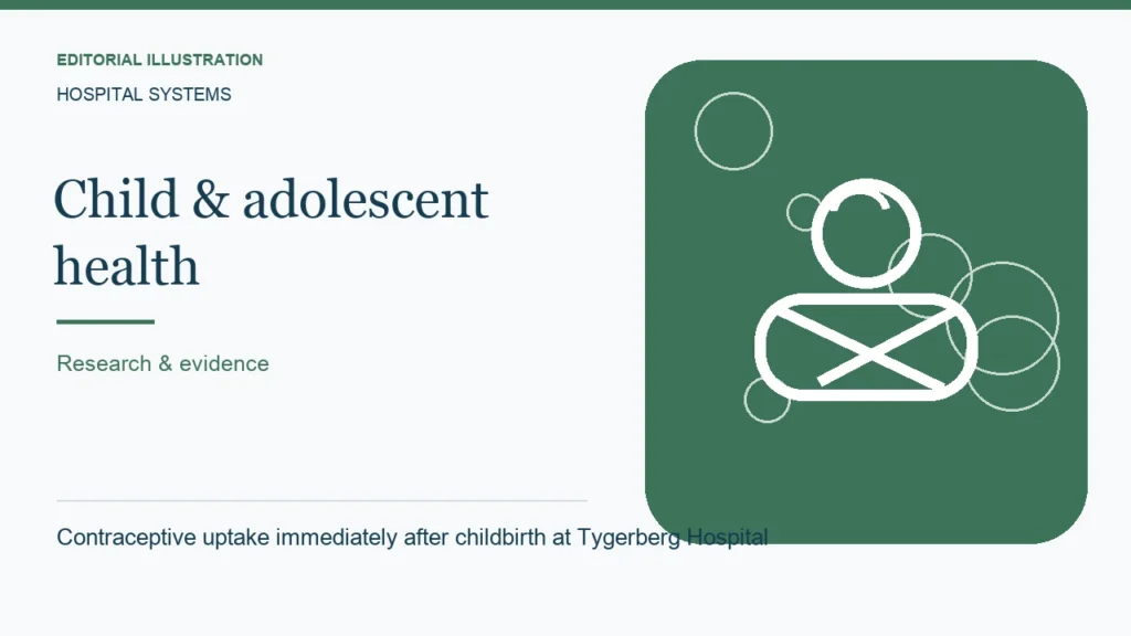 Editorial illustration: Contraceptive uptake immediately after childbirth at Tygerberg Hospital