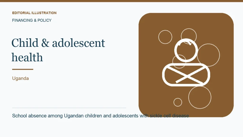 Editorial illustration: School absence among Ugandan children and adolescents with sickle cell disease