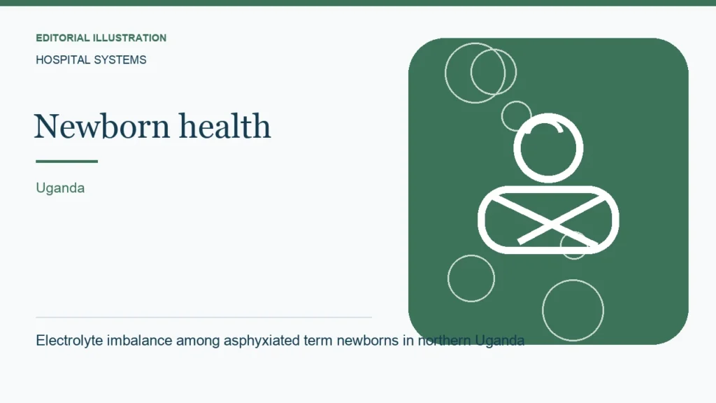 Editorial illustration: Electrolyte imbalance among asphyxiated term newborns in northern Uganda