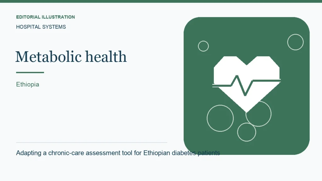 Editorial illustration: Adapting a chronic-care assessment tool for Ethiopian diabetes patients