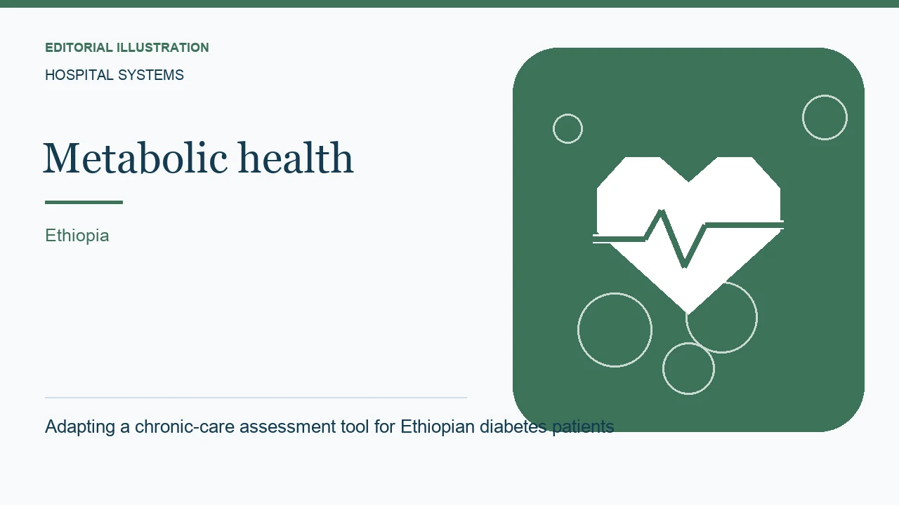 Editorial illustration: Adapting a chronic-care assessment tool for Ethiopian diabetes patients