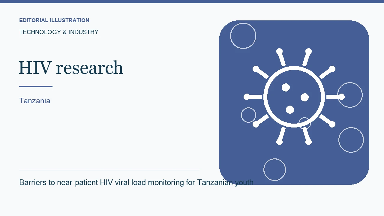 Editorial illustration: Barriers to near-patient HIV viral load monitoring for Tanzanian youth