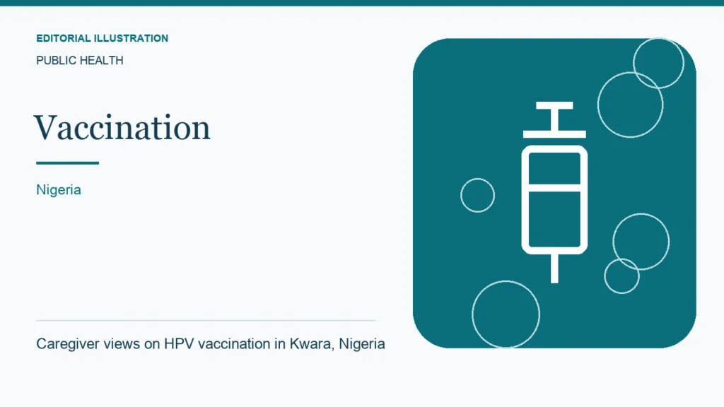 Editorial illustration: Caregiver views on HPV vaccination in Kwara, Nigeria