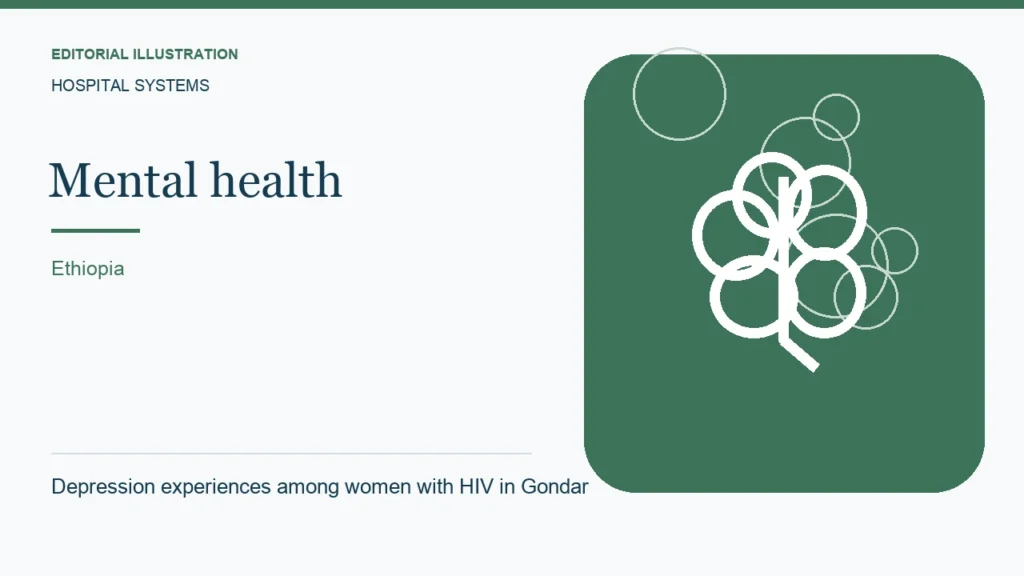 Editorial illustration: Depression experiences among women with HIV in Gondar