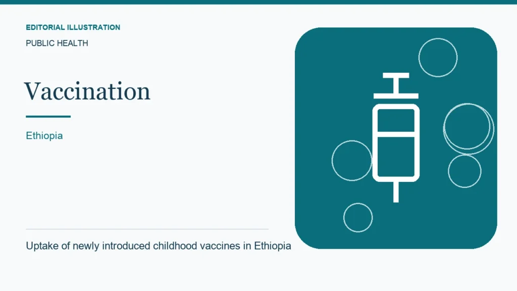 Editorial illustration: Uptake of newly introduced childhood vaccines in Ethiopia
