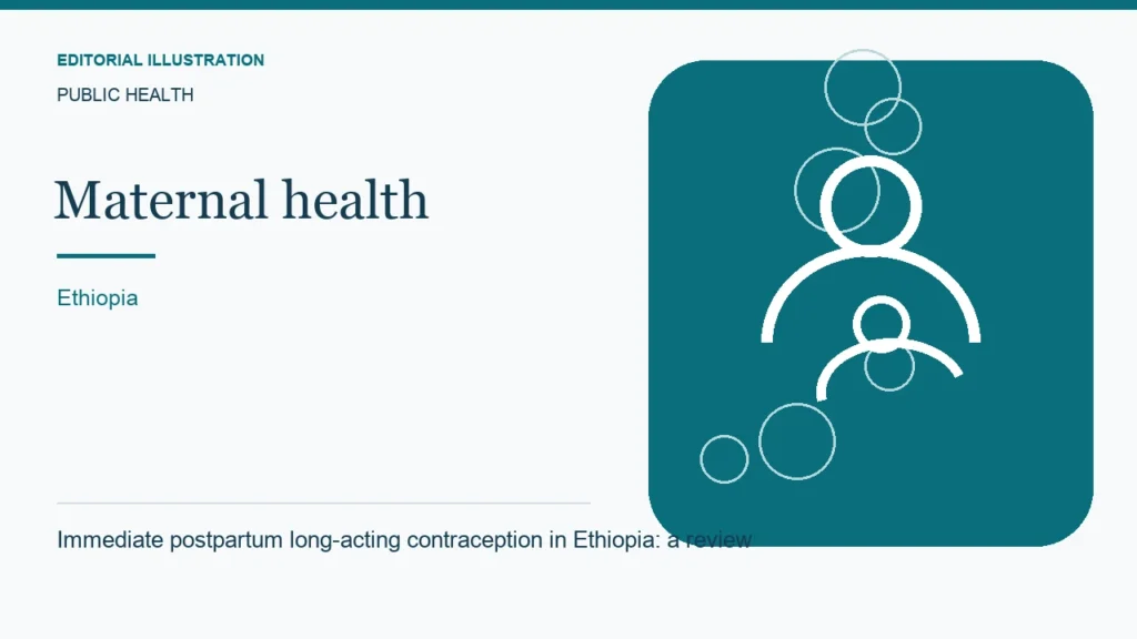 Editorial illustration: Immediate postpartum long-acting contraception in Ethiopia: a review