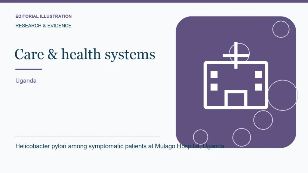 Editorial illustration: Helicobacter pylori among symptomatic patients at Mulago Hospital, Uganda