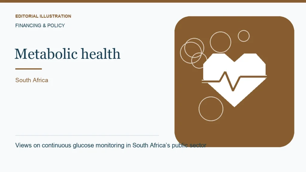 Editorial illustration: Views on continuous glucose monitoring in South Africa’s public sector