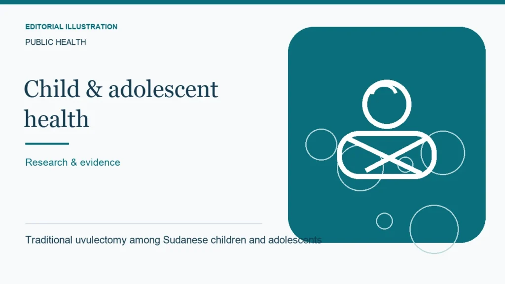 Editorial illustration: Traditional uvulectomy among Sudanese children and adolescents