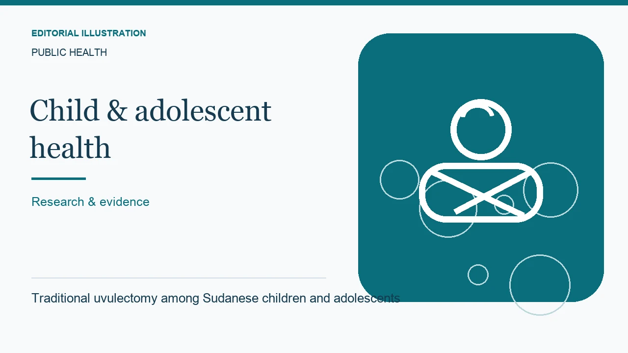Editorial illustration: Traditional uvulectomy among Sudanese children and adolescents