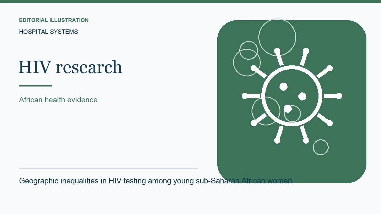 Editorial illustration: Geographic inequalities in HIV testing among young sub-Saharan African women