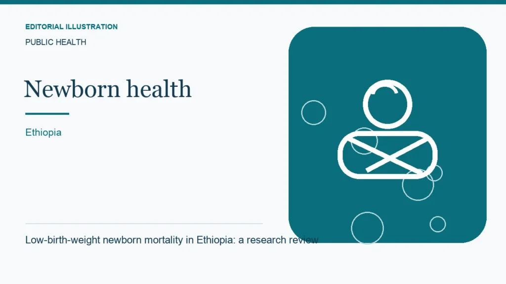 Editorial illustration: Low-birth-weight newborn mortality in Ethiopia: a research review