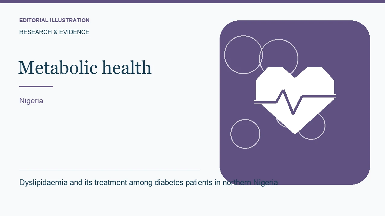 Editorial illustration: Dyslipidaemia and its treatment among diabetes patients in northern Nigeria