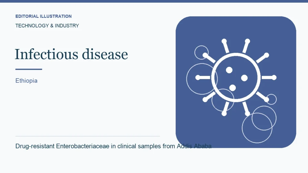 Editorial illustration: Drug-resistant Enterobacteriaceae in clinical samples from Addis Ababa