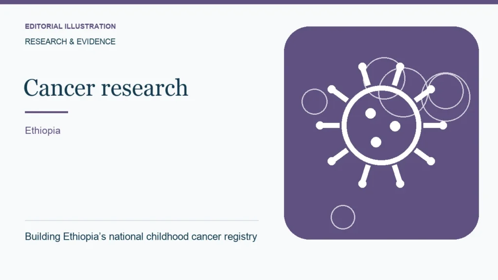 Editorial illustration: Building Ethiopia’s national childhood cancer registry