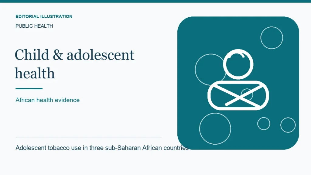 Editorial illustration: Adolescent tobacco use in three sub-Saharan African countries
