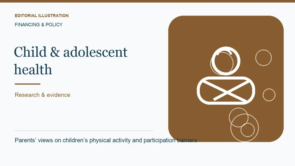 Editorial illustration: Parents’ views on children’s physical activity and participation barriers