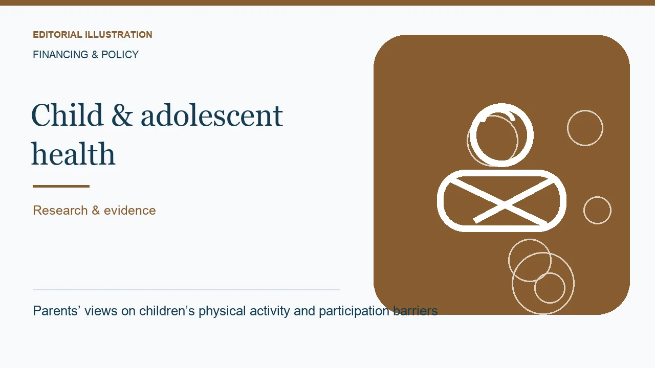 Editorial illustration: Parents’ views on children’s physical activity and participation barriers