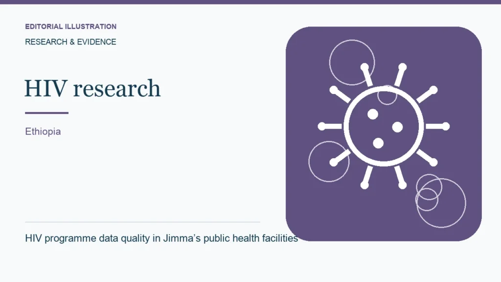 Editorial illustration: HIV programme data quality in Jimma’s public health facilities