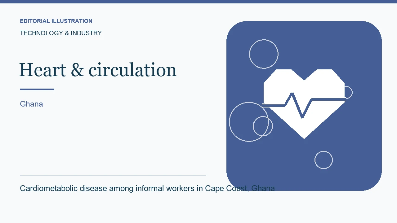 Editorial illustration: Cardiometabolic disease among informal workers in Cape Coast, Ghana